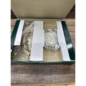 Royal Gallery Queensberry 3 Pc  China Partridge & Pears Christmas. Box Is Damage